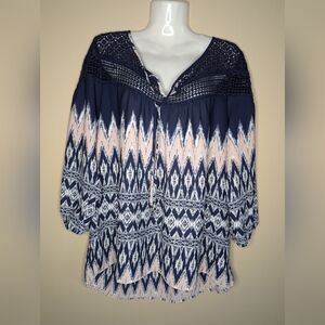 Jolt High Low Chevron Tunic
